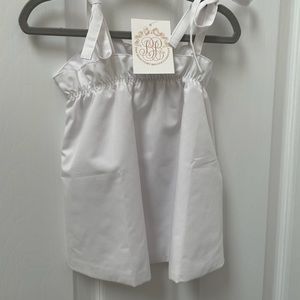 NWT size 3 TBBC white little lainey top